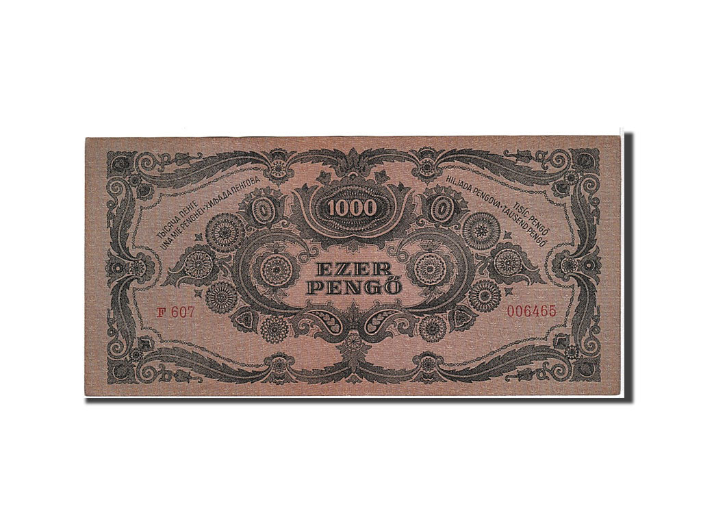Banknote, Hungary, 1000 Pengö, 1945, AU(50-53)