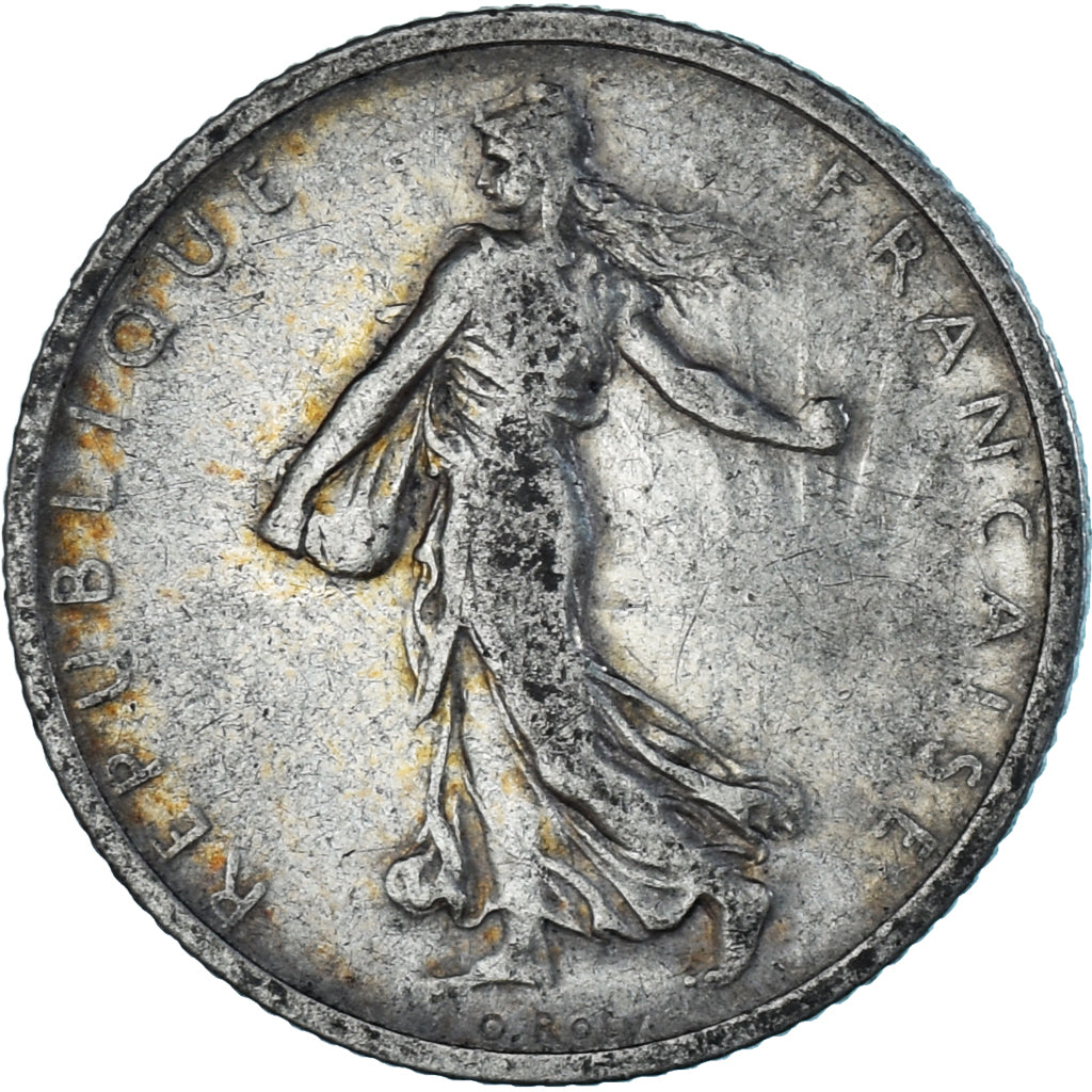 Munten, Frankrijk, Semeuse, Franc, 1898, Paris, ZF, Zilver, KM:844.1