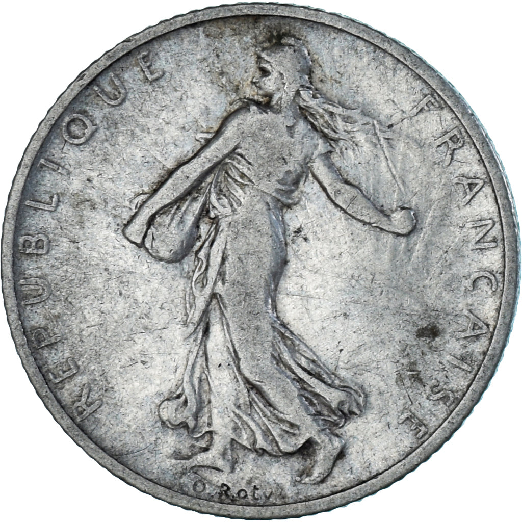 Moneta, Francja, Semeuse, Franc, 1901, Paris, EF(40-45), Srebro, KM:844.1