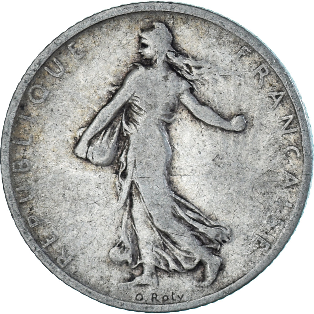 Coin, France, Semeuse, Franc, 1901, Paris, VF(30-35), Silver, KM:844.1