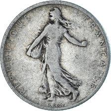 Coin, France, Semeuse, Franc, 1901, Paris, VF(30-35), Silver, KM:844.1