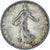 Moneta, Francja, Semeuse, Franc, 1909, Paris, EF(40-45), Srebro, KM:844.1