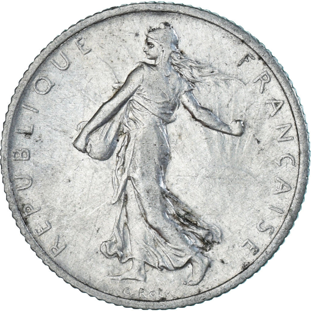 Moneda, Francia, Semeuse, Franc, 1909, Paris, MBC, Plata, KM:844.1, Gadoury:467