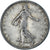 France, Semeuse, Franc, 1912, Paris, TTB, Argent, KM:844.1