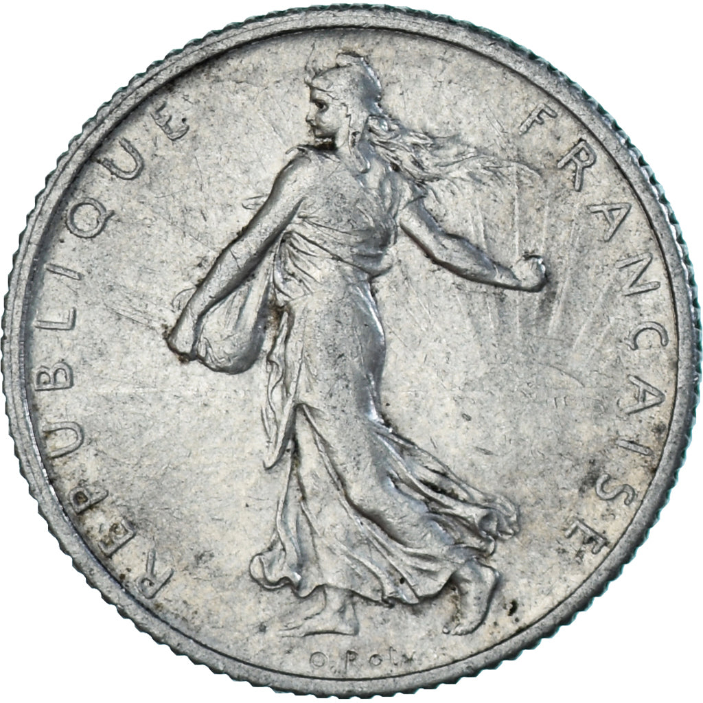 Francia, Semeuse, Franc, 1912, Paris, BB, Argento, KM:844.1