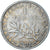 Monnaie, France, Semeuse, Franc, 1908, Paris, TB, Argent, Gadoury:467, KM:844.1