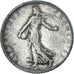 Monnaie, France, Semeuse, Franc, 1908, Paris, TB, Argent, Gadoury:467, KM:844.1