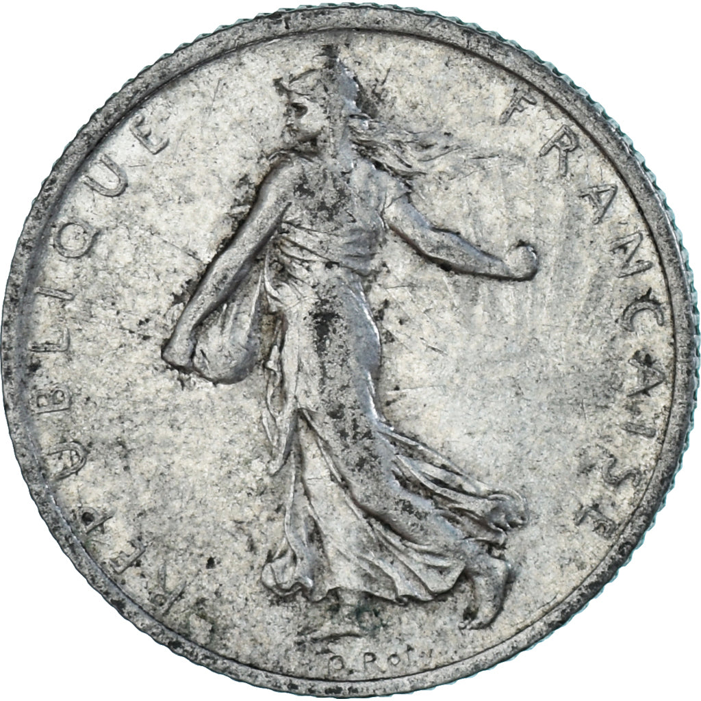 Moneta, Francia, Semeuse, Franc, 1910, Paris, BB, Argento, KM:844.1, Gadoury:467