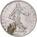 Moneta, Francia, Semeuse, Franc, 1910, Paris, MB+, Argento, KM:844.1