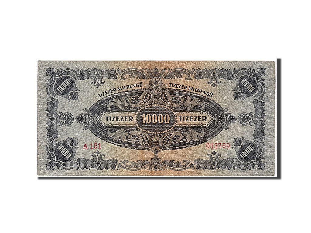 Banknote, Hungary, 10,000 Milpengö, 1946, AU(50-53)