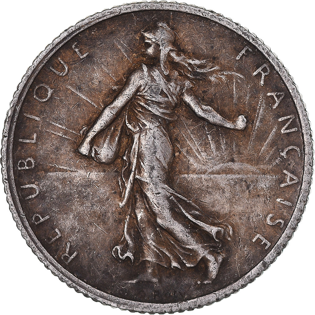Monnaie, France, Semeuse, Franc, 1920, Paris, TTB, Argent, Gadoury:467, KM:844.1