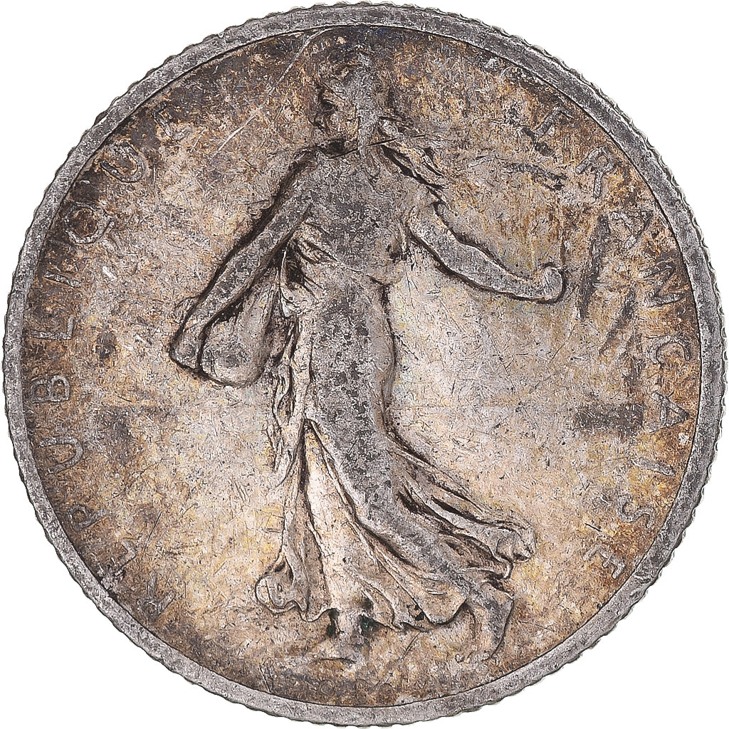 Moneda, Francia, Semeuse, Franc, 1902, Paris, MBC, Plata, KM:844.1, Gadoury:467