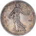 Moneda, Francia, Semeuse, Franc, 1902, Paris, MBC, Plata, KM:844.1, Gadoury:467