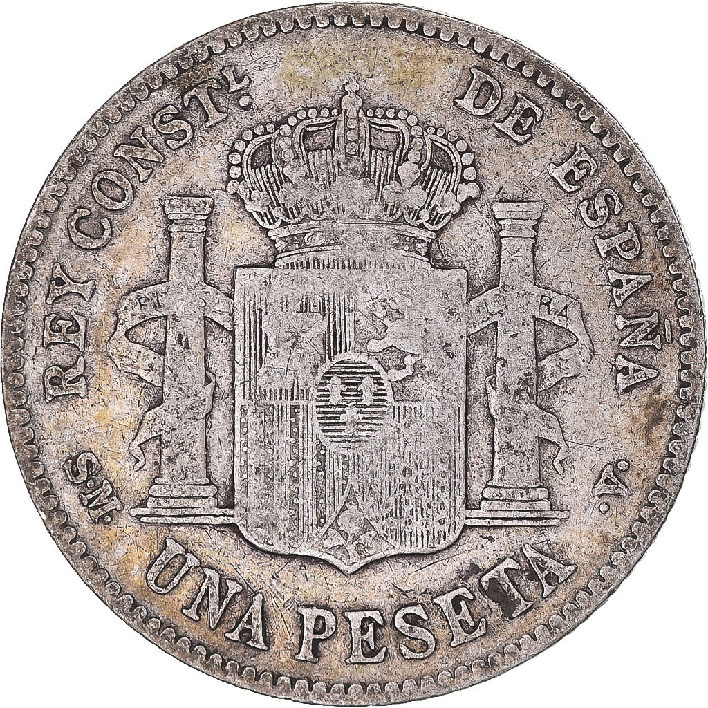 Münze, Spanien, Alfonso XIII, Peseta, 1903, Madrid, S+, Silber, KM:721