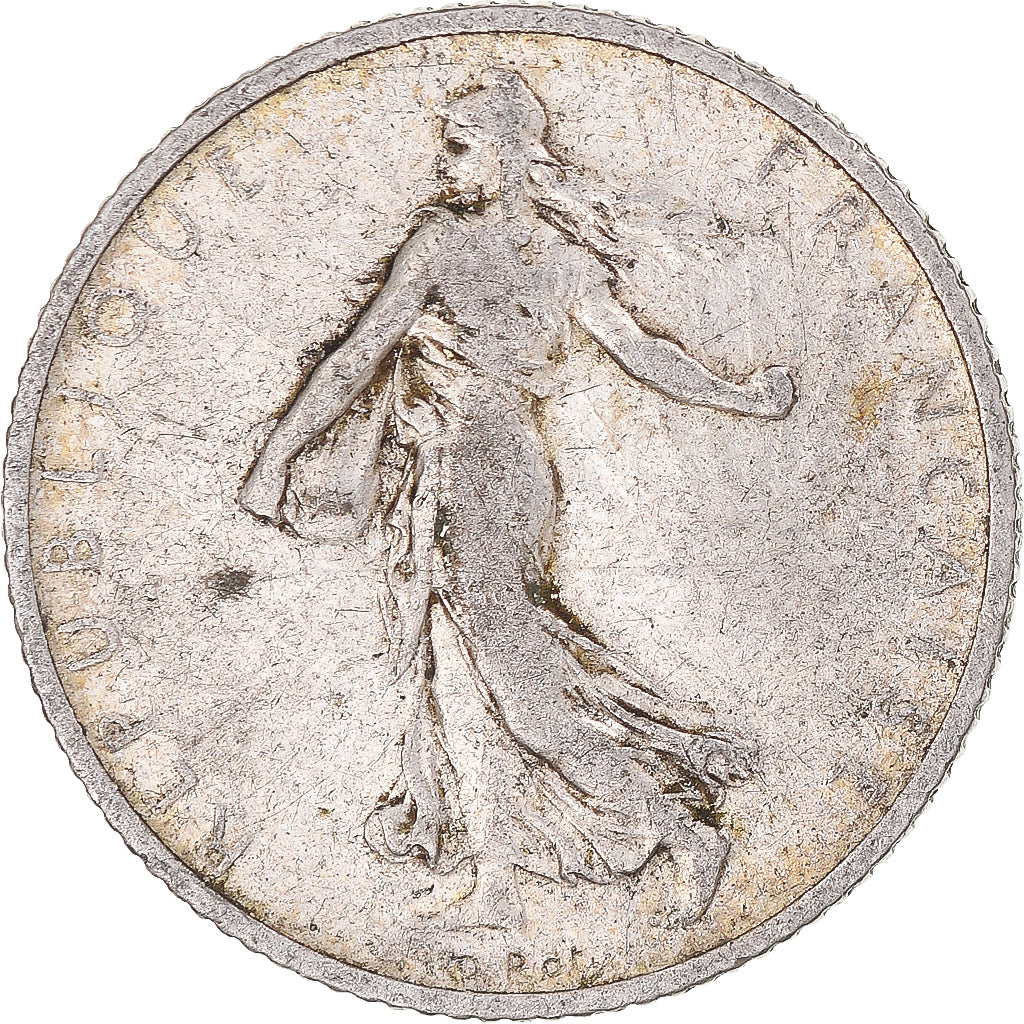 Monnaie, France, Semeuse, Franc, 1910, Paris, TB+, Argent, Gadoury:467, KM:844.1