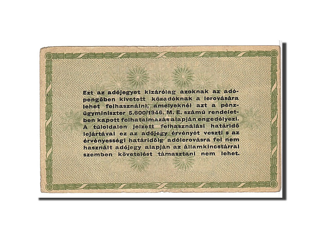 Banknote, Hungary, 50,000 (Ötvenezer) Adópengö, 1946, KM:138a, EF(40-45)