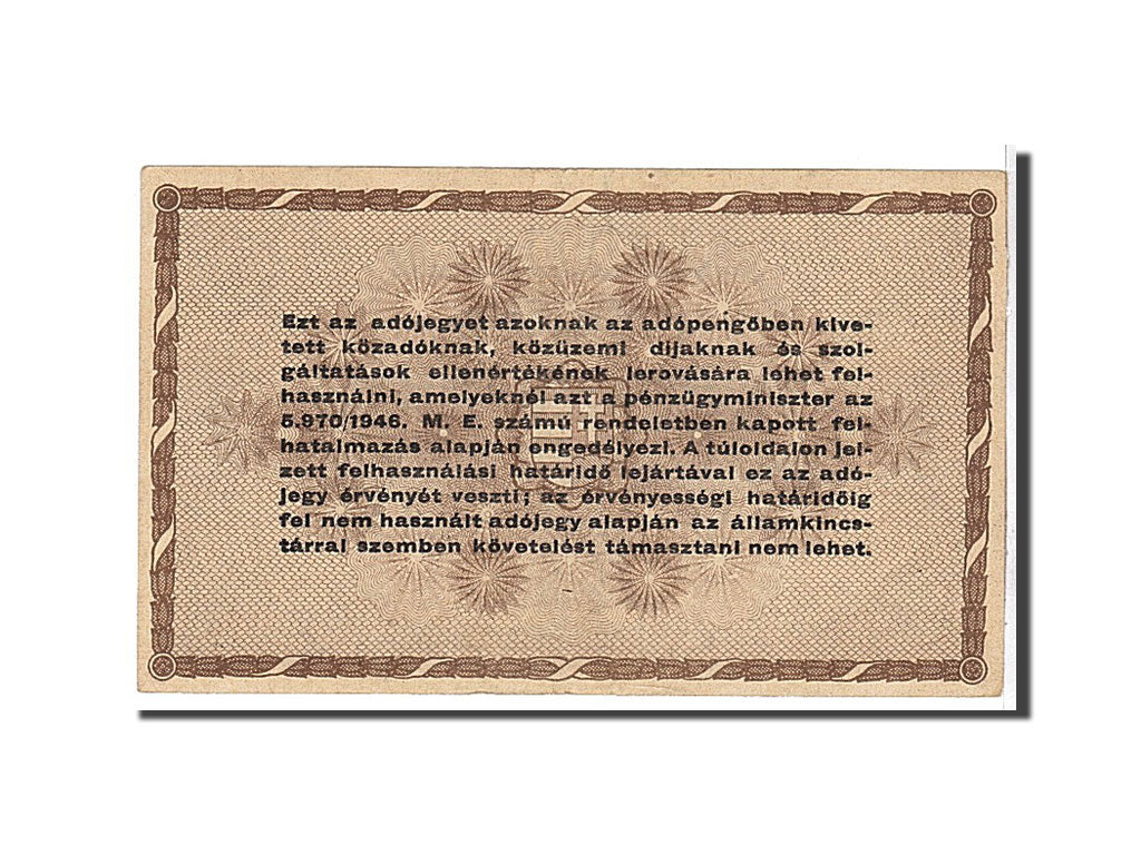 Banknote, Hungary, 10,000 (Tizezer) Adópengö, 1946, EF(40-45)