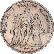 Monnaie, France, Hercule, 5 Francs, 1876, Paris, TB+, Argent, Gadoury:745a