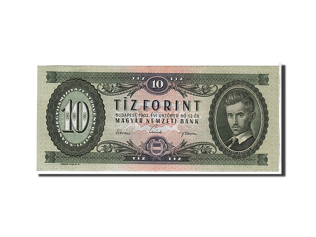 Banknote, Hungary, 10 Forint, 1962, KM:168c, EF(40-45)