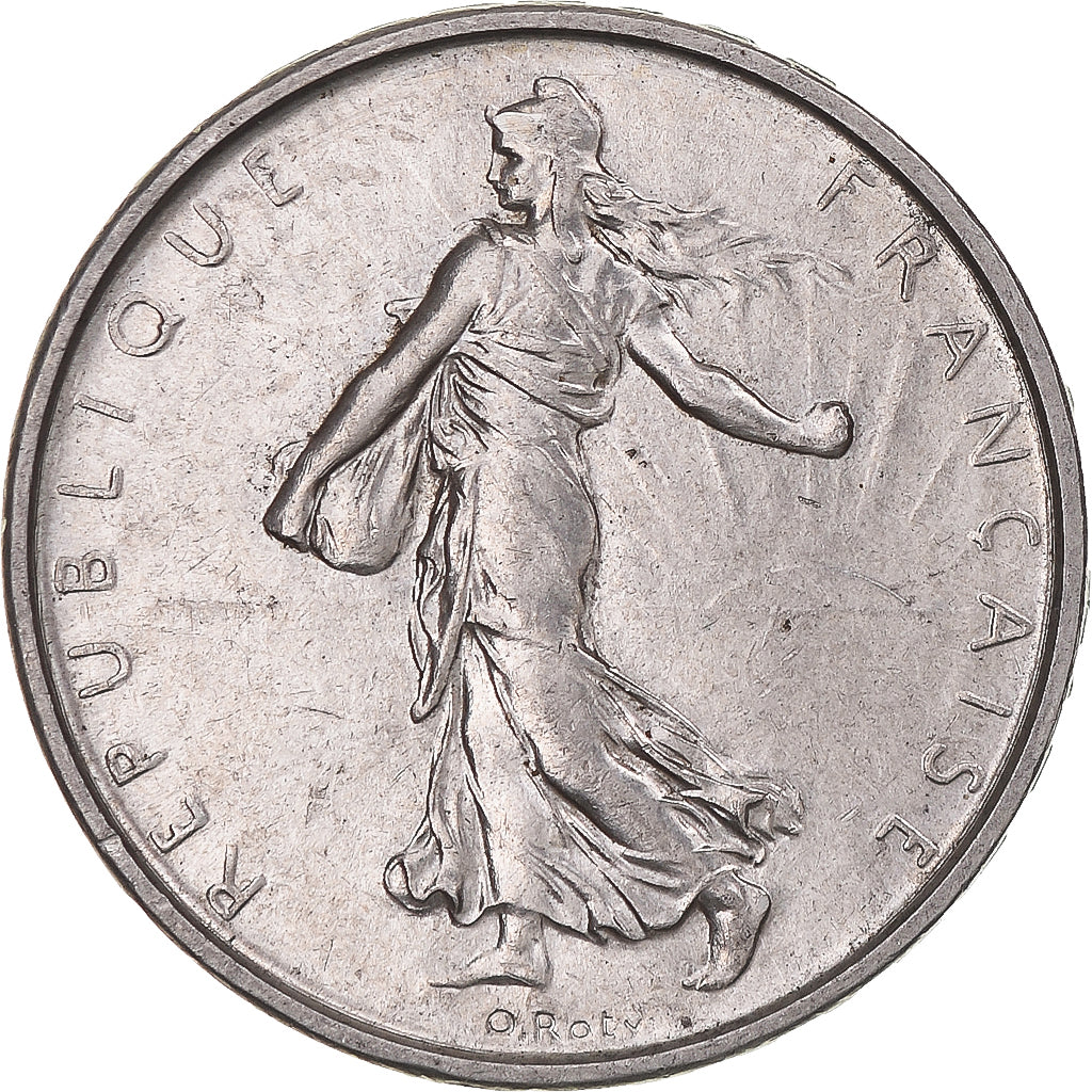 Münze, Frankreich, Semeuse, 5 Francs, 1961, Paris, VZ+, Silber, KM:926