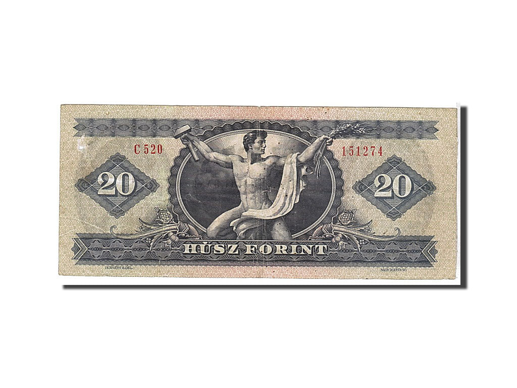Banknote, Hungary, 20 Forint, 1975, KM:169e, EF(40-45)