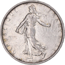 France, Semeuse, 5 Francs, 1966, Paris, MS(60-62), Silver, KM:926, Gadoury:770