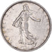 France, Semeuse, 5 Francs, 1966, Paris, MS(60-62), Silver, KM:926, Gadoury:770