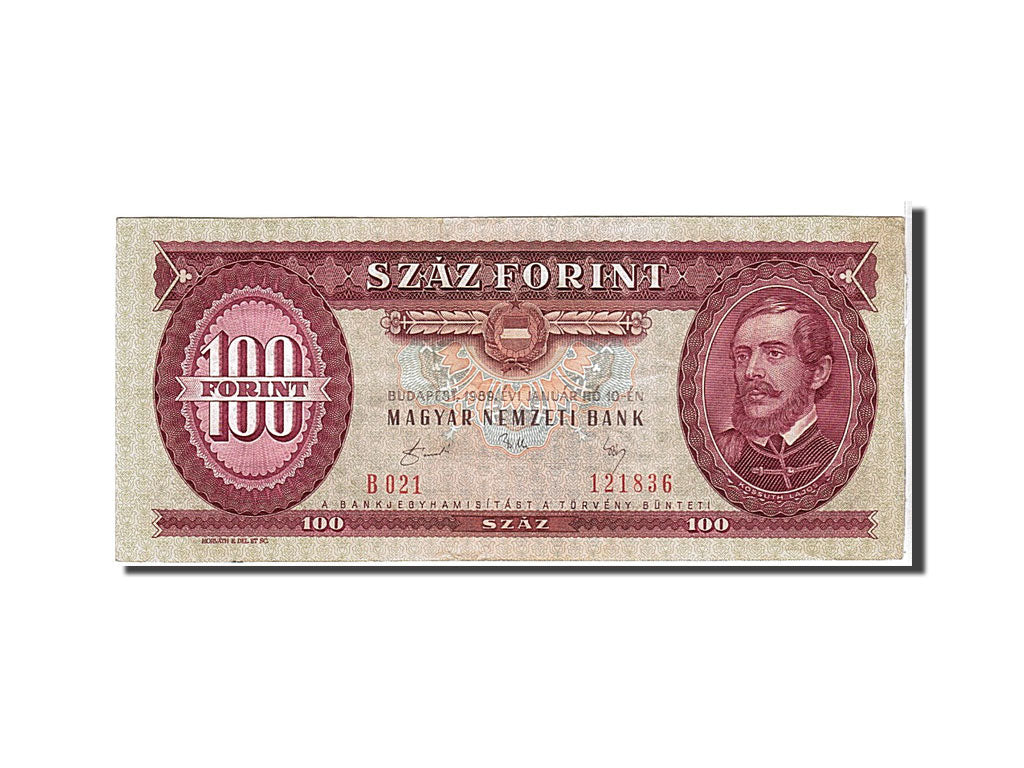 Banknote, Hungary, 100 Forint, 1989, EF(40-45)