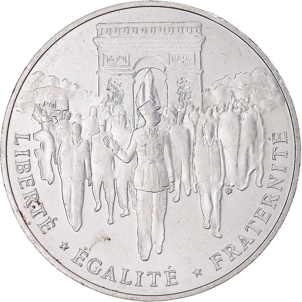 France, Libération de Paris, 100 Francs, 1994, SUP+, Argent, Gadoury:935