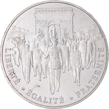 France, Libération de Paris, 100 Francs, 1994, MS(60-62), Silver, KM:1045.1