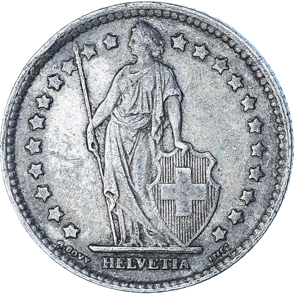 Münze, Schweiz, Franc, 1920, Bern, S+, Silber, KM:24
