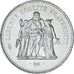 Munten, Frankrijk, Hercule, 50 Francs, 1975, Paris, PR+, Zilver, KM:941.1