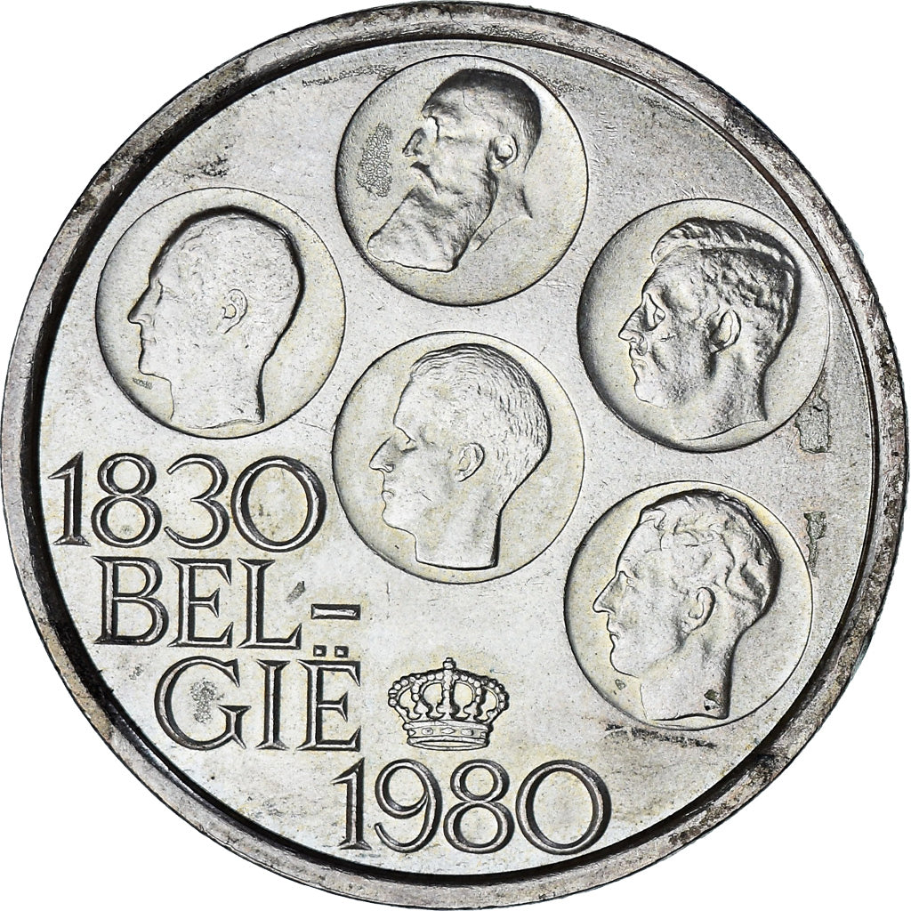 Coin, Belgium, Baudouin I, 500 Francs, 500 Frank, 1980, Brussels, AU(50-53)