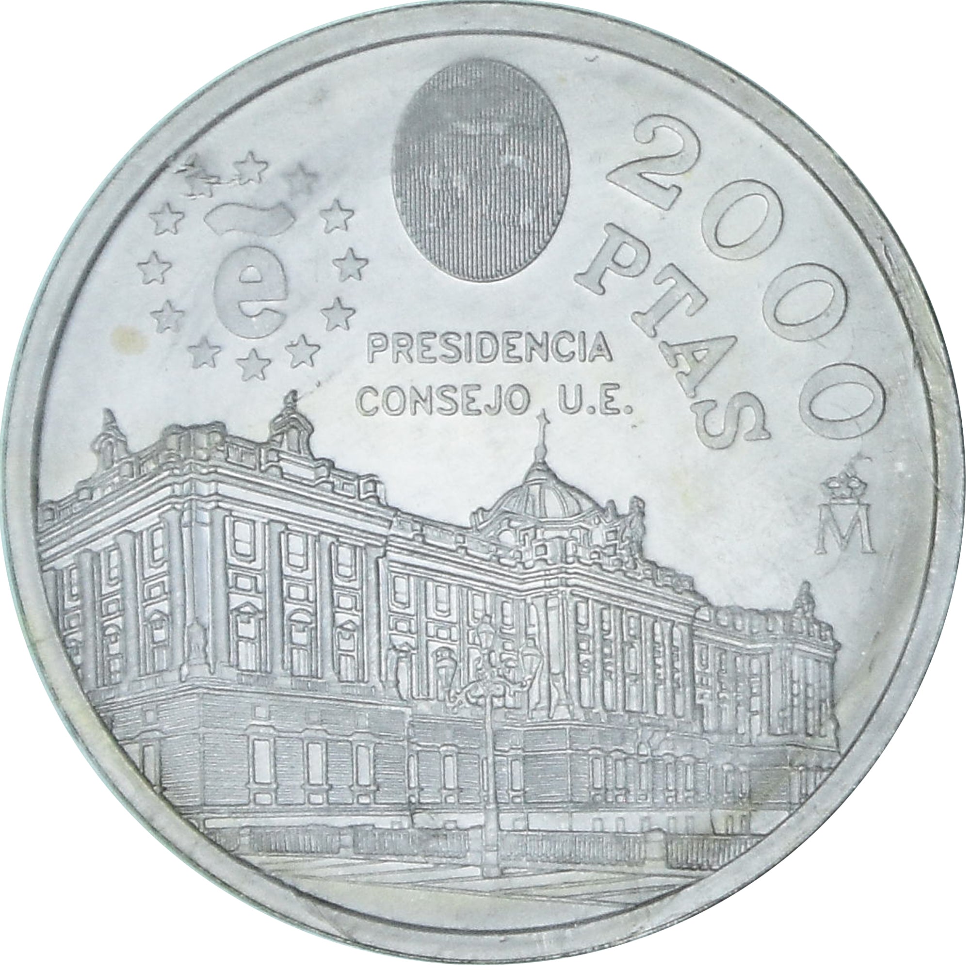 Moneta, Spagna, Juan Carlos I, 2000 Pesetas, 1995, Madrid, SPL+, Argento, KM:954