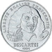 Moneta, Francja, Descartes, 100 Francs, 1991, Paris, MS(60-62), Srebro, KM:996