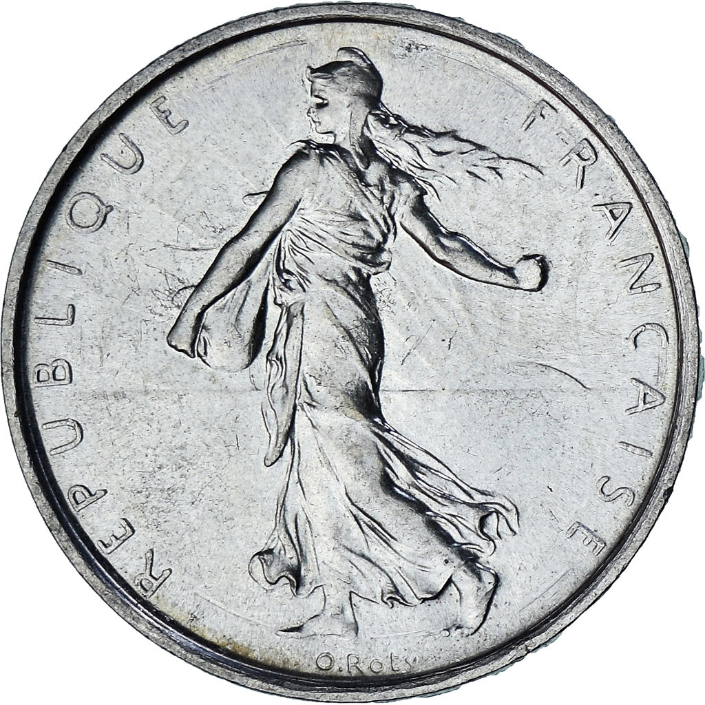 France, Semeuse, 5 Francs, 1969, Paris, MS(60-62), Silver, KM:926, Gadoury:770