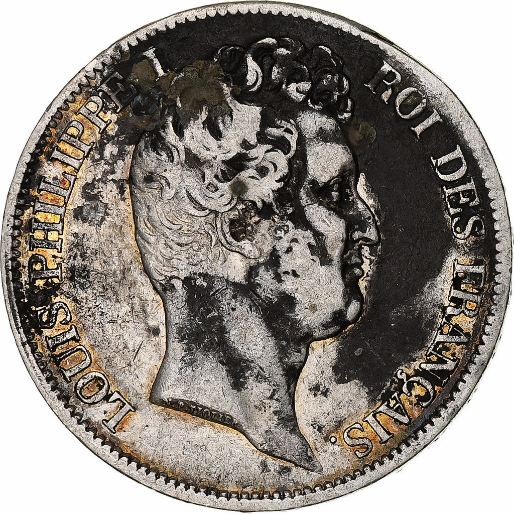 Coin, France, Louis-Philippe, 5 Francs, 1831, Marseille, VF(30-35), Silver