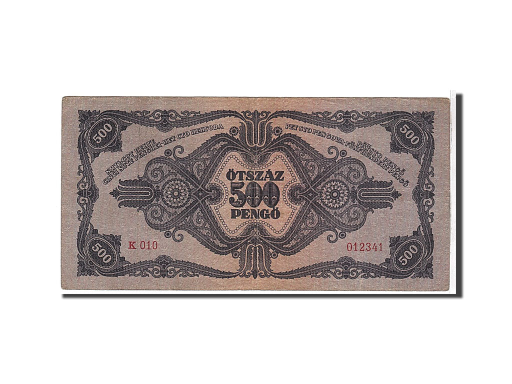 Banknote, Hungary, 500 Pengö, 1945, KM:117a, EF(40-45)