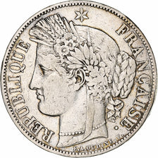 Monnaie, France, Cérès, 5 Francs, 1850, Paris, TB+, Argent, Gadoury:719