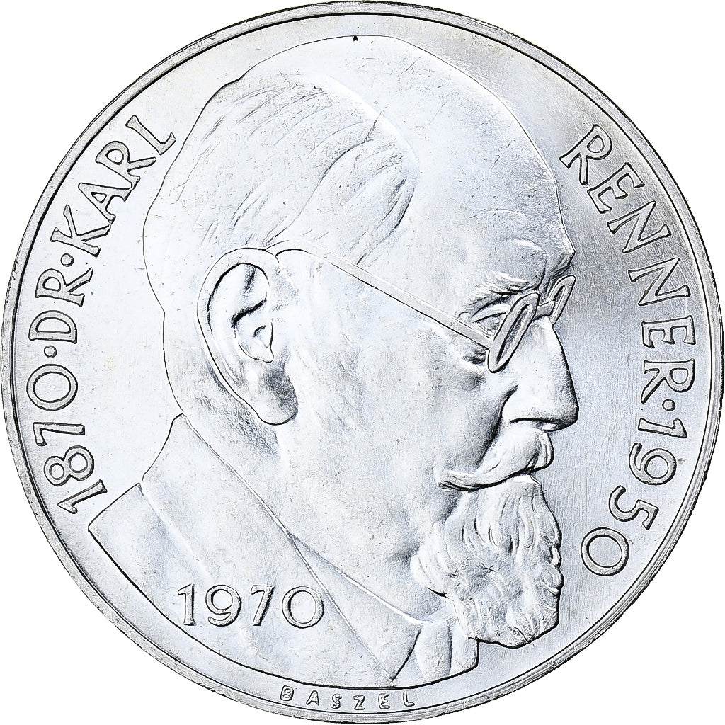 Moeda, Áustria, 50 Schilling, 1970, MS(63), Prata, KM:2909