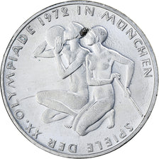 Coin, Germany, 10 Mark, Olympics, 1972, Stuttgart, MS(60-62), Silver, KM 132