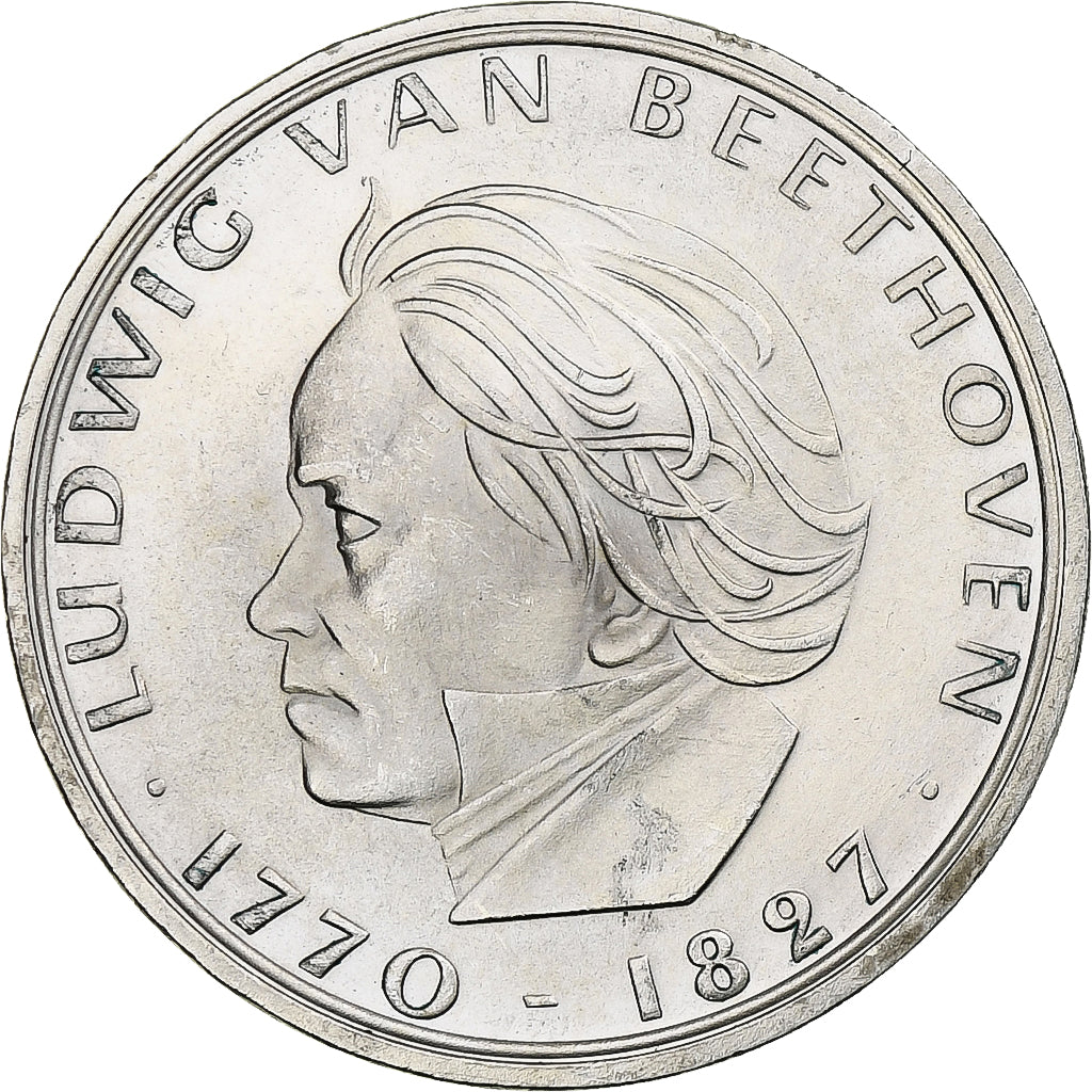 Coin, GERMANY - FEDERAL REPUBLIC, 5 Mark, 1970, Stuttgart, Germany, MS(63)