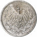 Coin, GERMANY - EMPIRE, 1/2 Mark, 1906, Stuttgart, EF(40-45), Silver, KM:17