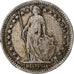 Coin, Switzerland, 1/2 Franc, 1921, Bern, EF(40-45), Silver, KM:23