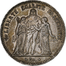 France, Hercule, 5 Francs, 1876, Paris, VF(30-35), Silver, KM:820.1