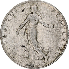 France, 50 Centimes, Semeuse, 1914, Paris, Silver, EF(40-45), Gadoury:420