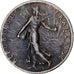 Frankrijk, 50 Centimes, Semeuse, 1918, Paris, Zilver, ZF+, Gadoury:420, KM:854