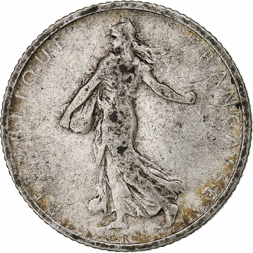 Moneta, Francia, Semeuse, Franc, 1899, Paris, MB, Argento, KM:844.1, Gadoury:532