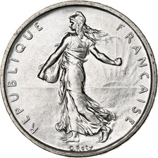 Moneta, Francja, Semeuse, 5 Francs, 1960, MS(60-62), Srebro, KM:926, Gadoury:770
