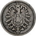 Moneta, GERMANIA - IMPERO, Wilhelm I, Mark, 1873, Berlin, BB, Argento, KM:7